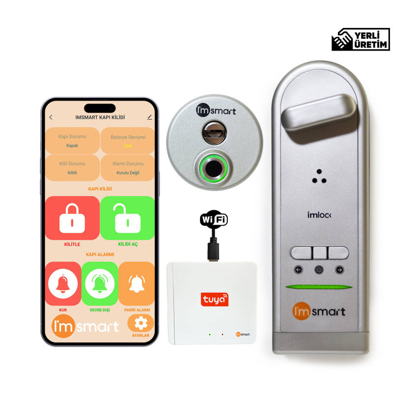 I'm Smart Alarmlı Akıllı Kilit Secure - 1