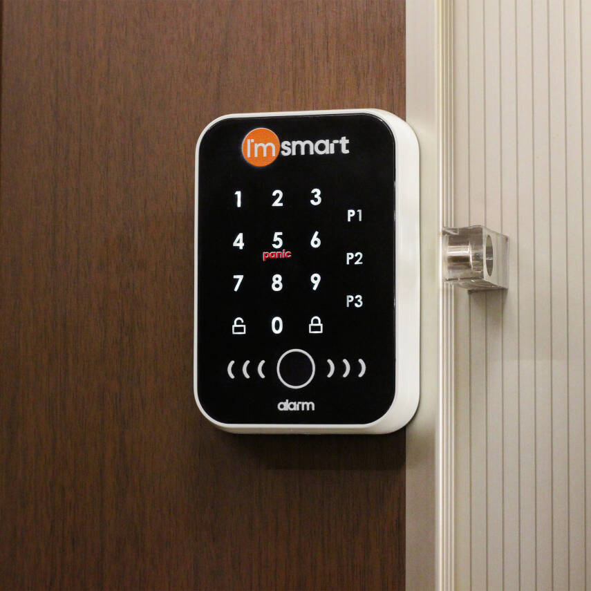 I'm Smart Mini Kapı Alarmı - Darbe Sensörlü Dokunmatik Ekran - 5